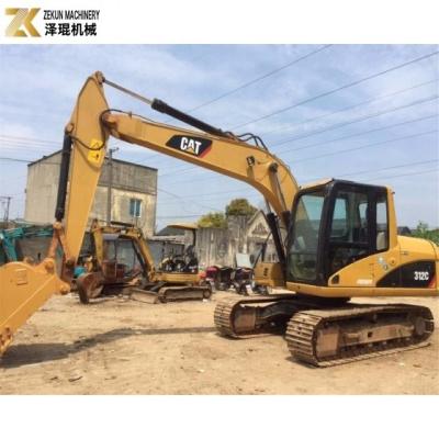 Китай Япония CAT312 Использованные 12-тонные экскаваторы с 67 кВт и гидравлический клапан CATERPILLAR продается