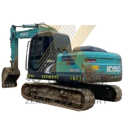 Chine En bon état Kobelco SK130-8 SK130-3 Excavatrice à rampe avec une capacité de seau de 0,5 m3 à vendre