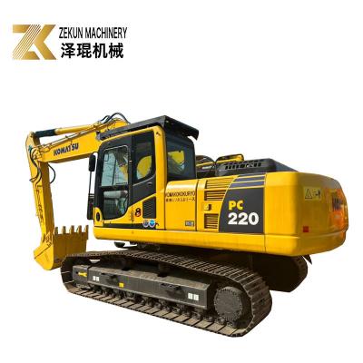 Китай Вторая рука Komatsu PC220-8 22тонная гидравлическая экскаваторная с 2001-4000 рабочих часов продается