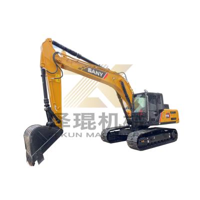 China Original Paint 21 Ton Crawler Excavator Used Sany 215C Excavator Construction Machinery for sale