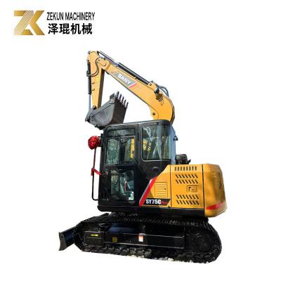 China Affordable Sany SY75C Pro Excavator with 0.28m3 Bucket Capacity in Excellent Condition for sale