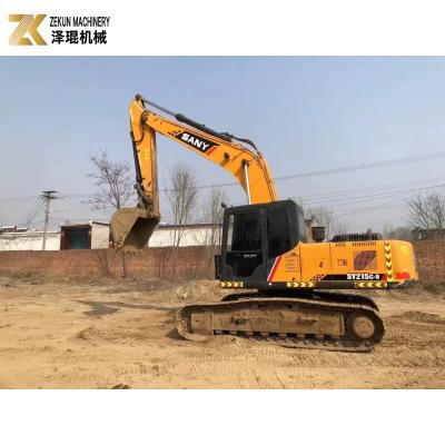 China Beste 21 ton gebruikte graafmachine SY215C-9 SY215C SY215C Long Reach met Sany-motor Te koop