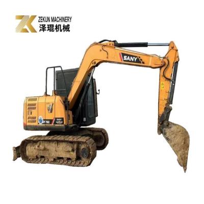 China Used SANY 75C Excavator with 40.9kw Power and Low Working Hours in Good Condition for sale