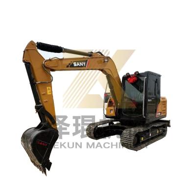 China Gebruikte bouwmachine Sany Crawler Excavator SY75C 7TON Werkkracht 2021 Jaar Te koop