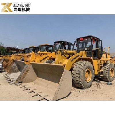 China Gebruikte Liugong ZL50 wielladers ZL50CN voorlaadmachine Gewicht 17000 17100 kg Te koop