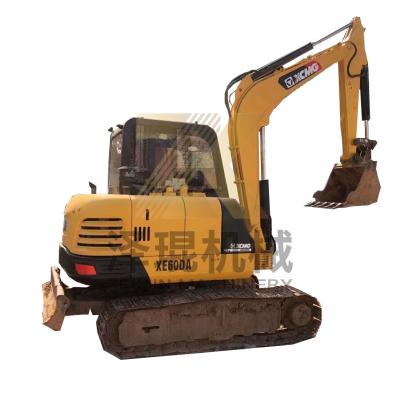 China Peso de operación de 6 toneladas XCMG XE60DA XE60E XE60 Excavadora de rastreo con capacidad de cubo de 0,23m3 en venta