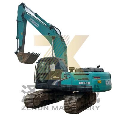 China 21 Ton Crawler Excavator Used Kobelco SK210-8 Excavator in Good Condition for Construction Operations for sale