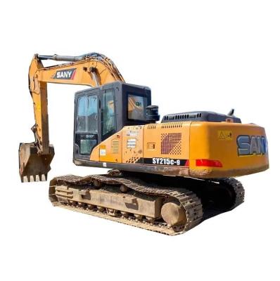 China 21T Chinese Medium Construction Equipment Hydraulic Excavator Used Sany SY215C-9 SY215C PRO for Your Construction Needs for sale