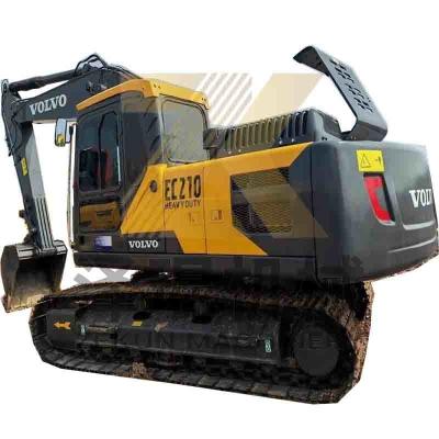 China Used Volvo EC210 with Good Performance and 976 Working Hours 1.0m3 Bucket Capacity for sale