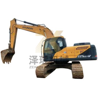 China Used HYUNDAI 225LC-9S 225lc-9v Excavator With 112KW Power In Korea Original Excavator Stock for sale