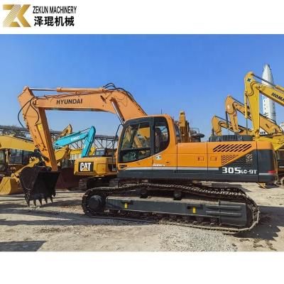 China Affordable Secondhand Hyundai 305 Excavator 30 Ton With Original Hydraulic Cylinder for sale