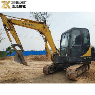 Κίνα Μικρή κλίμακα 5,5 τόνων Hyundai Robex 55 7 Excavator με αρχική υδραυλική βαλβίδα και 0,18m3 χωρητικότητα κουβάς κατασκευασμένο στην Κορέα προς πώληση