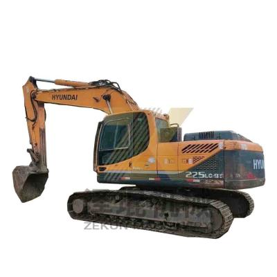 Китай Подержанный экскаватор Hyundai R225-9 с емкостью 1,05 м3 и двигателем Cummins в хорошем состоянии продается