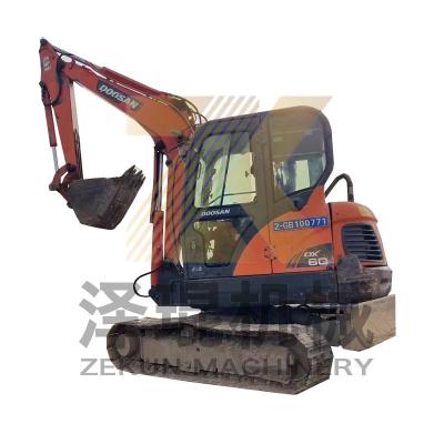 China Used Doosan DH55/DH60-7/80-7 Excavator With YANMAR Engine And Other Hydraulic Valve In At Affordable for sale