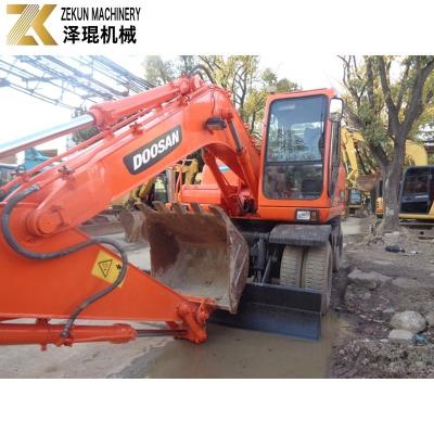 China Original Hydraulic Valve Used Doosan DH150 Wheel Excavator In Dubai DH150W-7 With 0.57m3 Bucket Capacity for sale