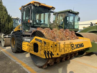 China 12ton XCMG XS125 Full Hydraulic Single Drum Roller EU Stage V Road Construction Equipment for sale