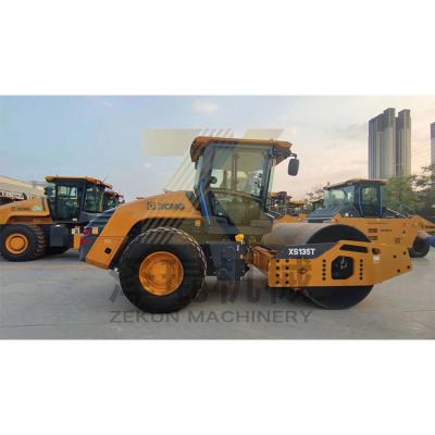 China 13ton XCMG XS135T Full Hydraulic Single Drum Roller EU Stage V Road Construction Equipment for sale