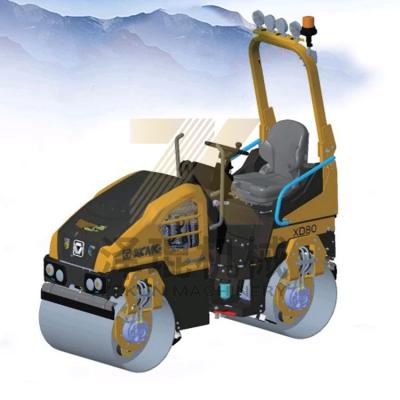 China 1.6ton XCMG XD80 Lightweight Vibratory Roller EU Stage V Road Construction Equipment for sale