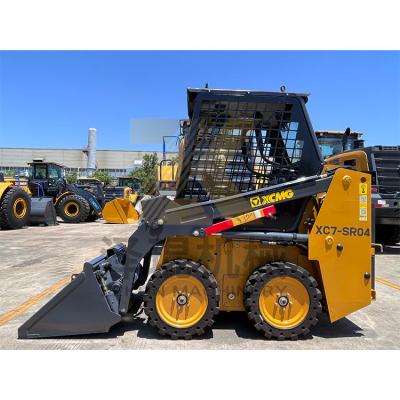 China XC7-SR04 0.4 ton Compact Skid Steer Loader 18KW Mini Skid Steer Machine with Replaceable Operating Bucket for sale