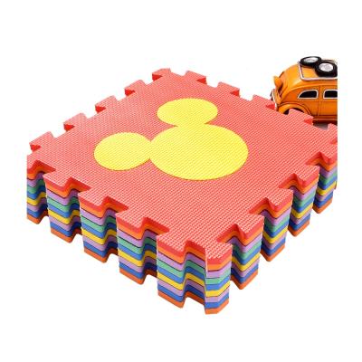 China Toy EVA Foam Interlocking Baby Animal Cartoon Puzzle Educational Play Mat for sale