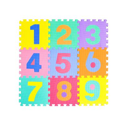 China Washable Wholesale Customization Floor Eva Foam Multicolor Interlocking Mat For Kids for sale