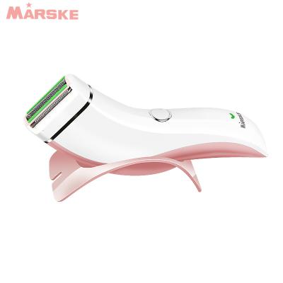 China Hot Selling 2021 USB Hair Removal Ladies Rechargeable Washable Hair Removal Epilator Body Facial Shaver for sale