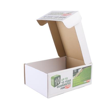 China Recyclable Custom Logo Ad Apparel Shipping Boxes Luxury Shoes Printed Corrugated Packaging Box for sale