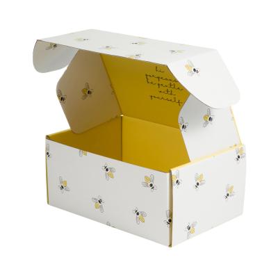 China Custom Retail High Quality Recycled Materials Fancy Printed Corrugated Paper Boxes for sale