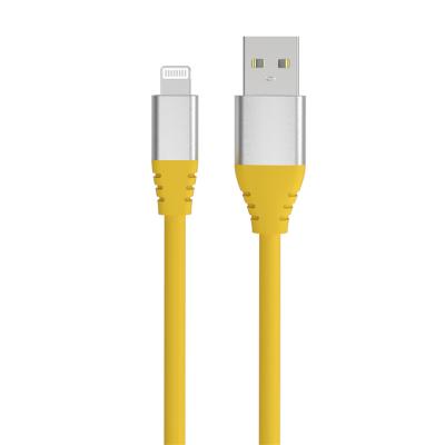 China Metal& Silicone Most Popular Data Transmission Cable Silicone Fast Charging Cable For Iphone Charging for sale