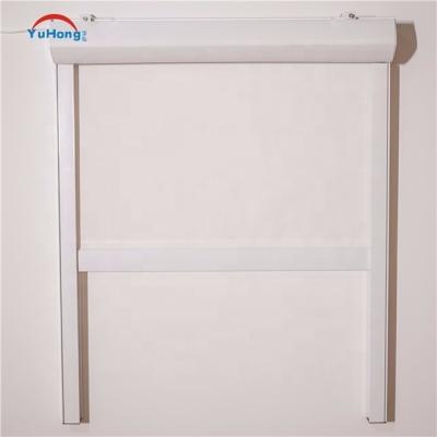 China Guangzhou Wire Guided Zipper Track Roller Waterproof Anti-UV Lamp Shade Outdoor Blinds Manufacturer for sale