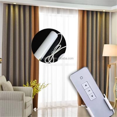 China Simple design Anti-UV motorized window curtains for hotel and home caffe for sale