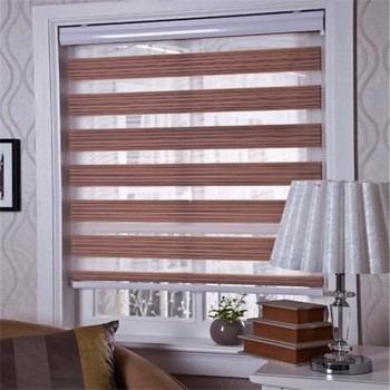 China Factory Price Anti-UV Zebra Blind With Manual System Zebra Roller Shades Good Quality Guangzhou China for sale