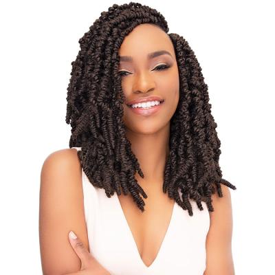 China Pre Twisted Bomb Twist Hair Hairstyle New Pre Twisted Spring Twist Crochet Hair Private Label Bomb Twist Hair for sale