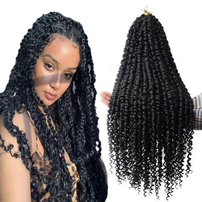 China Pre Twisted Passion Twist Hair Passion Twist Pre Twisted 22 Inch Long Passion Twist Hair 110g 15 Strands/pc for sale