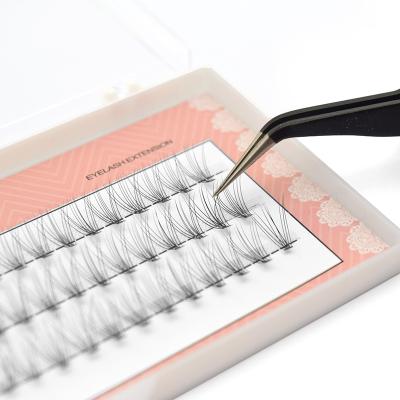 China Factory Long Medium Short False Eyelashes Natural Two Eyelash Fishtail Lash Type Fashion Dovetail Fly Group Long Grafting Wholesale RTS for sale