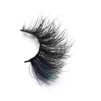 China Wholesale Colorful Colorful Lash Strips 71A-7C Multi Colored Lashes 25mm Mink Lashes 3d for sale