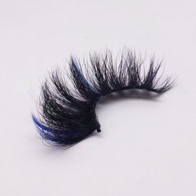 China Best selling natural soft eyelash style two part color fan curly tapered full strip lashes natural fluffy soft 3d mink false eyelashes for sale