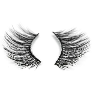 China Private Label 3D Fiber Mink Lashes 3D Faux Mink Lashes Wholesale Free Soft Natural Sample A21 RTS for sale