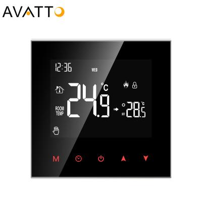 China Modern Avatto Smart Thermostat LCD Display Tuya Smart Home Thermostat By For Electric, Water, Gas Boiler Floor Heating for sale