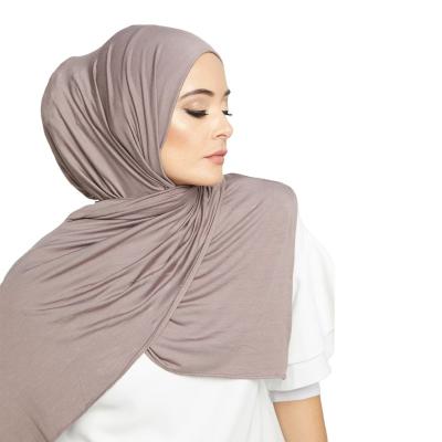 China Wholesale Cotton Shawl Muslin Hijab Stoles Women Tank Top Scarf American European Hijab Simple Stretchy Head Scarves for sale