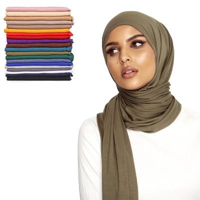 China Wholesale Simple Stretch Simple Head Scarfs Women Tank Top Hijab Tank Top Hijab for sale