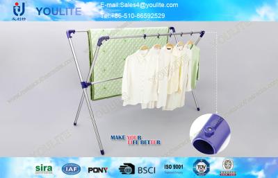 China Foldable Outdoor Drying  Telescopic Clothes Rack Wholesale Collapsible Clothing Racks for sale