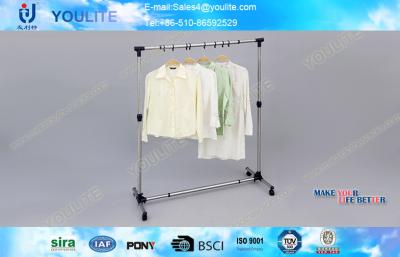 China Rotating Metal Pipe DIY Clothes Rack Single Pole Coat Hanger Racks Heavy Duty Type for sale