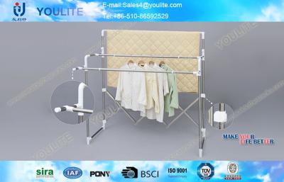 China Balcony Metal Indoor Outdoor Clothes Drying Rack for Garment / Quilts for sale