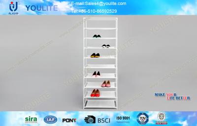 China Antique Metal Shoe Racks Shelves for Shoes Storage / Household Indoor Sneaker Airs for sale