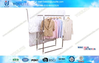 China Space-saving Commercial Clothing Rack , Balcony Indoor Clothes Drying Rack for sale