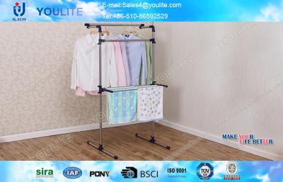 China Bathroom / Balnocy Floor Standing Towel Rack Movable Space Saving for sale