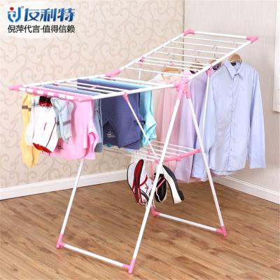 China Butterfly Kids Coat Folding Clothes Drying Rack ,  Indoor Outdoor Clothes Hanging Rack for sale