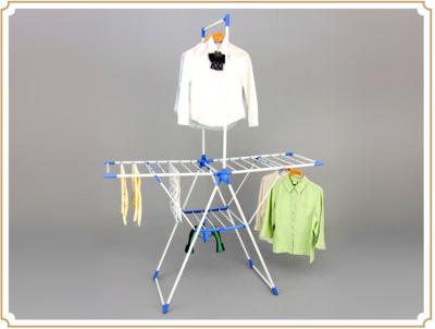 China Expandable Indoor Retractable Heavy Duty Clothes Drying Rack for T-shirt Metal for sale