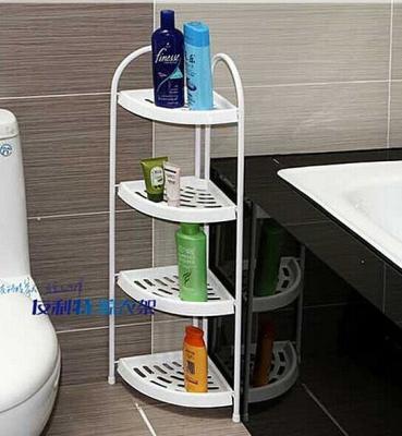 China Detachable Convenient Bathroom Plastic Corner Rack Shelf for Living Room or Bedroom for sale